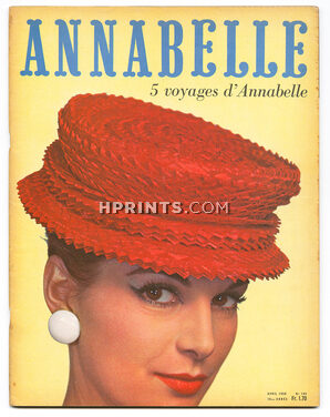 Annabelle 1956 Avril, N°182, Cover Legroux, Photo Maywald