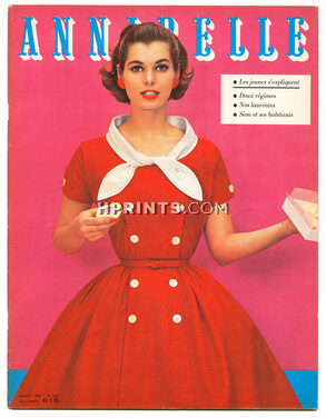 Annabelle 1956 Juillet, N°185 Photo Edit