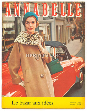 Annabelle 1958 N°212 Cover Mercedes 190 SL, Photo Rev