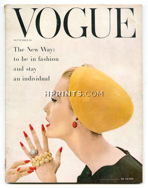 Vogue US September 15, 1955 Photo Rutledge, Jewels David Webb, Jazz Dossier, Penn, Horst, Coffin...