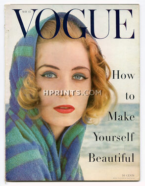 Vogue US May 15, 1955 Cover Penn, Herbert Matter, Eric, Rawlings, Karen Radkai...