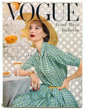 Vogue US June, 1955 Cover Penn, Photos Karen Radkai, Prigent, Dagmar... Vevean, René Bouché