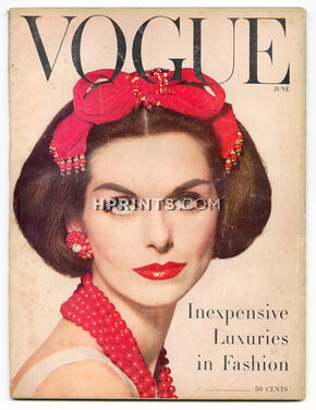 Vogue US June, 1956 Photo Irving Penn, Cecil Beaton, Henry Clarke, Rutledge, Leombruno-Bodi, Eric...