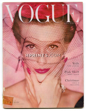 US Vogue November 15, 1953 Photo Clifford Coffin, Cartier, Penn, Horst, Gjon Mili, John Rawlings, Eric...