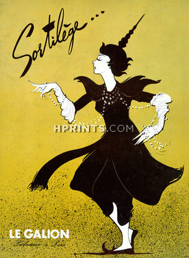 Le Galion (Perfumes) 1959 Sortilège, Cambodge, Thailande, Traditional Dance