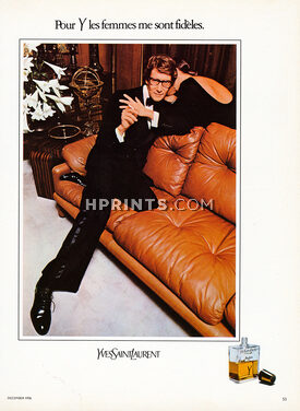 Yves Saint Laurent (Perfumes) 1975 Y Mr Saint Laurent Portrait