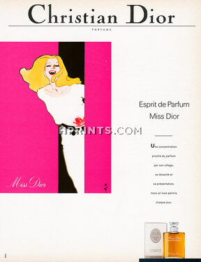 Christian Dior (Perfumes) 1984 Miss Dior Gruau