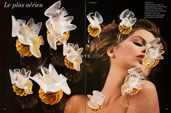 Nina Ricci 1977 L'Air du Temps, Photo Patrick Bertrand