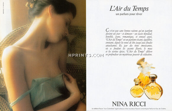 Nina Ricci (Perfumes) 1986 L'Air du Temps, David Hamilton Crystal Lalique