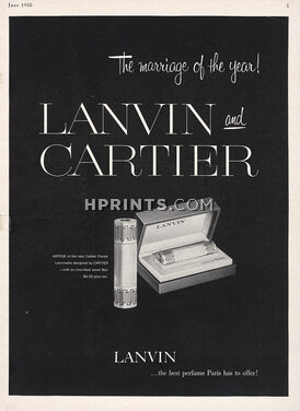 Lanvin (Perfumes) 1958 Arpege in the New Golden Flacon Lanvinette designed by Cartier