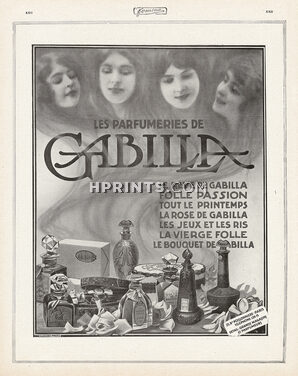 Gabilla (Perfumes) 1912 Art Nouveau Style