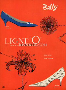 Bally (Shoes) 1959 Models Flirt Niagara J.Pierre Bailly