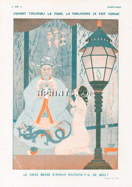 Fix 1922 Congaï Parisienne as Vietnamese Girl, nude