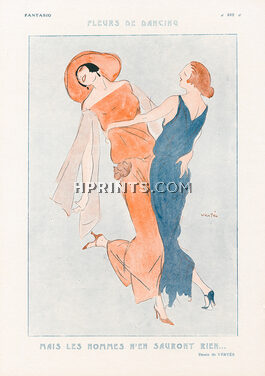 Fleurs de Dancing, 1923 - Marcel Vertès Women Dancing