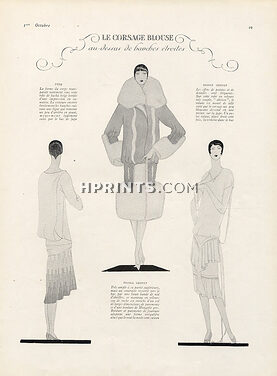 Nicole Groult & Yteb 1925 Velvet Coat and Fur