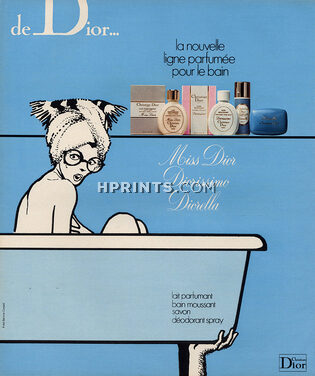 Christian Dior 1975 Perfumed Bath Collection
