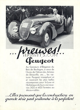 Peugeot 1937 "Convertible 302 & 402"