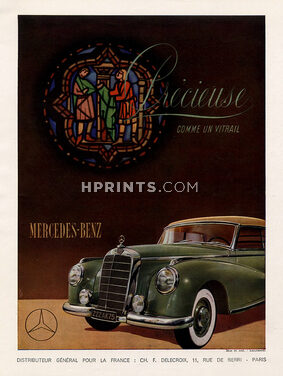 Mercedes-Benz 1951 Précieuse comme un vitrail