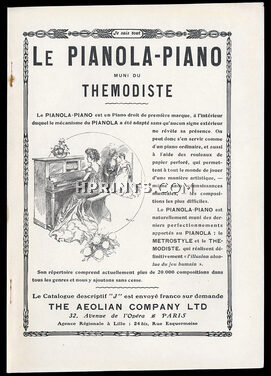 Pianola (Aeolian Company) 1908 Pianola-Piano, Themodiste