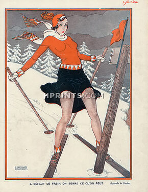 Fernand Couderc 1931 Ski, Winter Sports