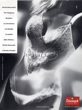 Triumph (Lingerie) 1986 Modèle "Amourette"