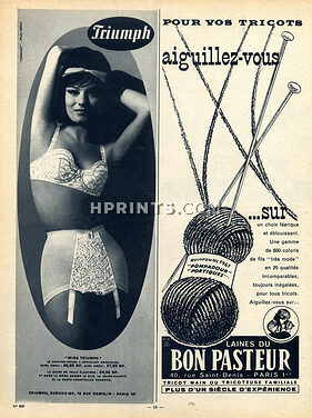 Triumph (Lingerie) 1961 Modèle Miss Triumph, Guy Arsac