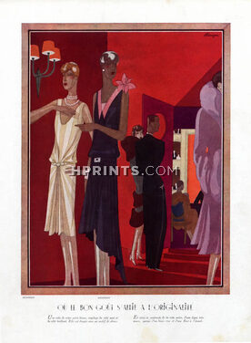 Léon Bénigni 1927 Redfern, evening gown