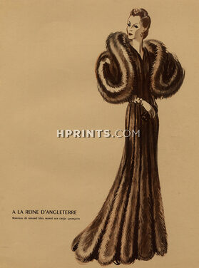 A La Reine d'Angleterre (Fur Coat) 1937