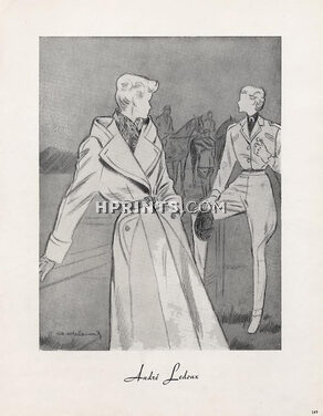 André Ledoux 1948 Fashion Sport, A.Delmar, Horse Racing