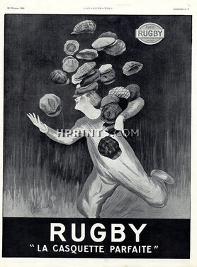 Casquette Rugby (Men's Hats) 1924 Leonetto Cappiello, juggler