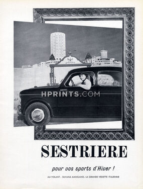 Sestrière (City) 1954 Sylvana Mangano, Winter Sports