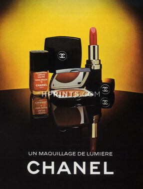 Chanel (Cosmetics) 1977 Make-up, Lipstick, Nail Polish