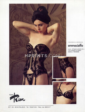 Rien (Lingerie) 1986 Brassiere, Garters