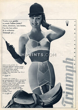 Triumph (Lingerie) 1961 Girdle, Bra