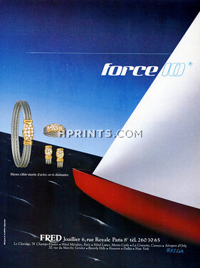 Fred (Jewels) 1985 Force 10 Bracelet Ring Boat