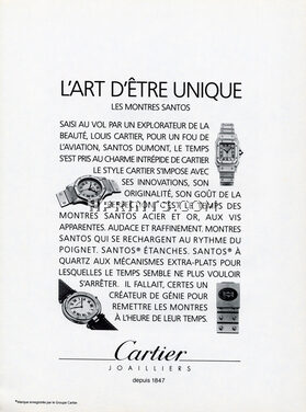 Cartier (Watches) 1986 Les Montres Santos