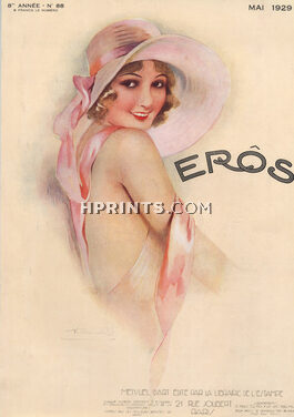 Suzanne Meunier 1929 Mai, Eros cover