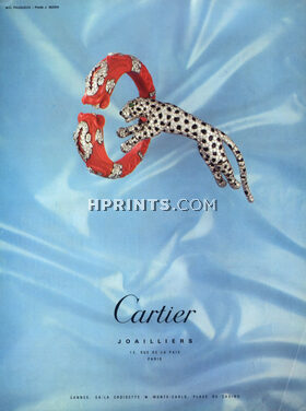 Cartier (Jewels) 1968 Bracelet Panther Photo J.Bizien