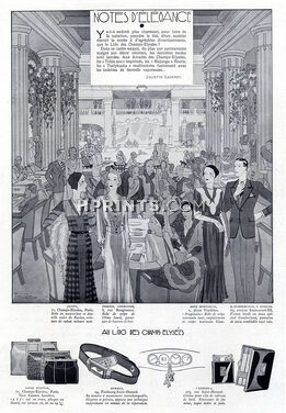 Lido des Champs Elysées 1930 Vuitton Handbags Hermes Watche Yendis Lighter
