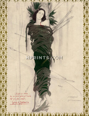 Léon Bakst 1911 Ida Rubinstein Le Martyre de Saint Sébastien