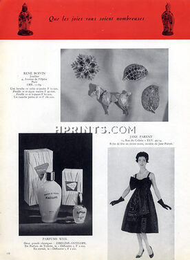 René Boivin 1958 Brooches