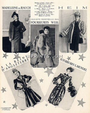 Weil, Jacques Heim, Mendel 1941 Furs, A la Reine d'Angleterre