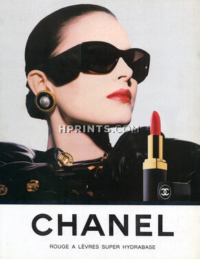 Chanel (Cosmetics) 1989 Lipstick Sunglasses