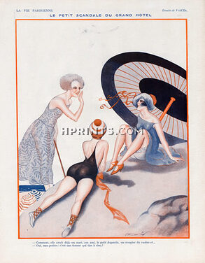 Vald'Es 1923 Bathing Beauties Swimsuits Whispering