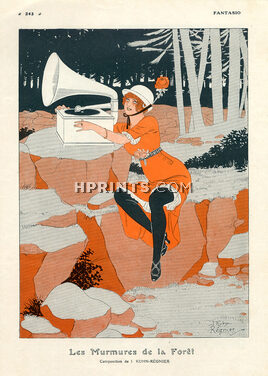 Kuhn-Regnier 1913 Les Murmures de la Forêt, The Rustles of the Forest, Phonographe