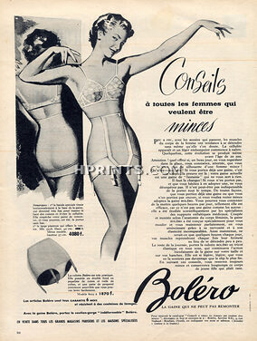 Boléro (Lingerie) 1956 Bra Girdle