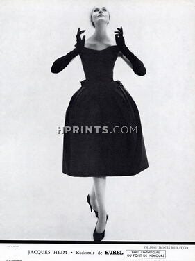 Jacques Heim 1957 Photo Guy Arsac, Fashion Photography, Hurel