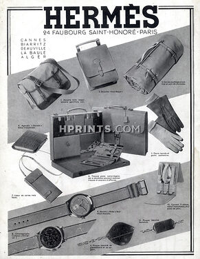 Hermès 1940 Luggage, Gloves, Watches... Rare