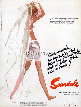 Scandale (Lingerie) 1969 Panty Scandy Bride Les Parisiennes De Kiraz