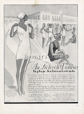 Hôtel Lido (Venise) 1927 Bathing Beauty